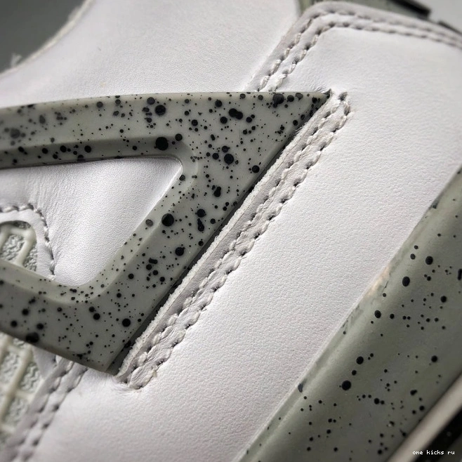 Rep (nike) OG White Jordan 840606-192 Cement Air 4 0703